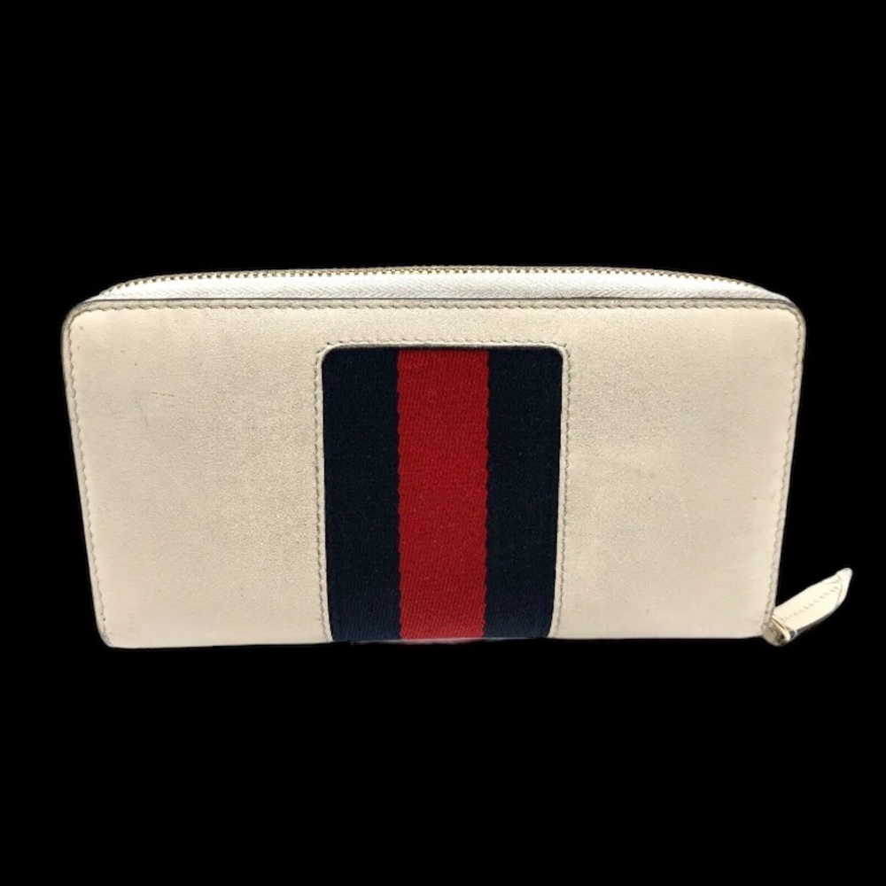 Gucci Sylvie Leather Zip Around Zippy Wallet - Picture 4 of 10